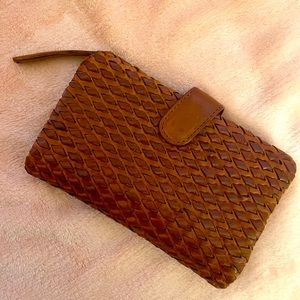 Brown leather wallet